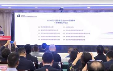 第11位，人生就是博集团入榜“2020四川民营企业100强”